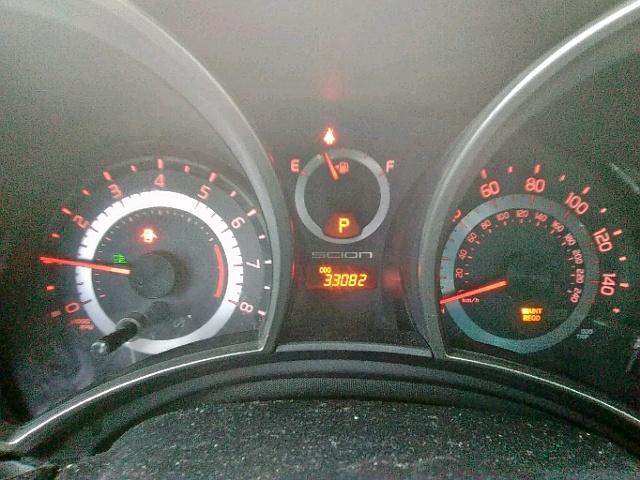 JTKJF5C70C3033732 - 2012 TOYOTA SCION TC შავი ფოტო 8