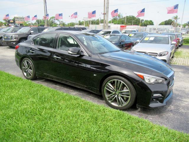 JN1BV7AP8EM675399 - 2014 INFINITI Q50 BASE BLACK photo 1