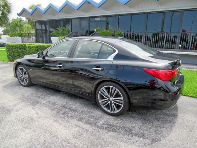 JN1BV7AP8EM675399 - 2014 INFINITI Q50 BASE BLACK photo 3