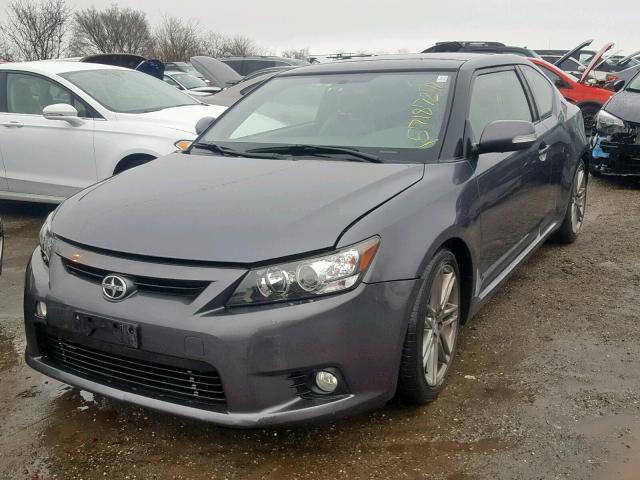 JTKJF5C73C3041906 - 2012 TOYOTA SCION TC ნაცრისფერი ფოტო 2
