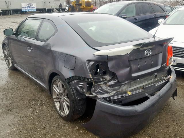 JTKJF5C73C3041906 - 2012 TOYOTA SCION TC ნაცრისფერი ფოტო 3