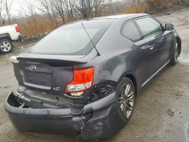 JTKJF5C73C3041906 - 2012 TOYOTA SCION TC ნაცრისფერი ფოტო 4