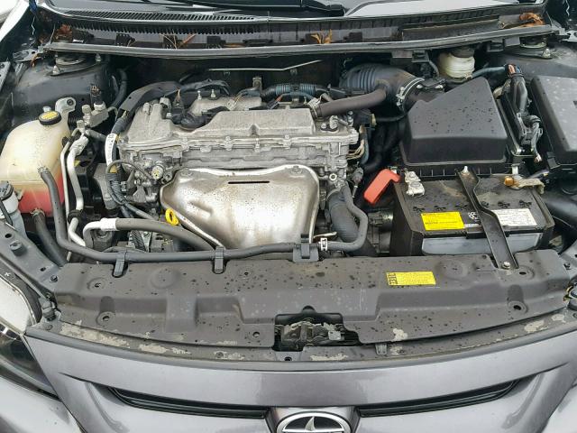 JTKJF5C73C3041906 - 2012 TOYOTA SCION TC ნაცრისფერი ფოტო 7