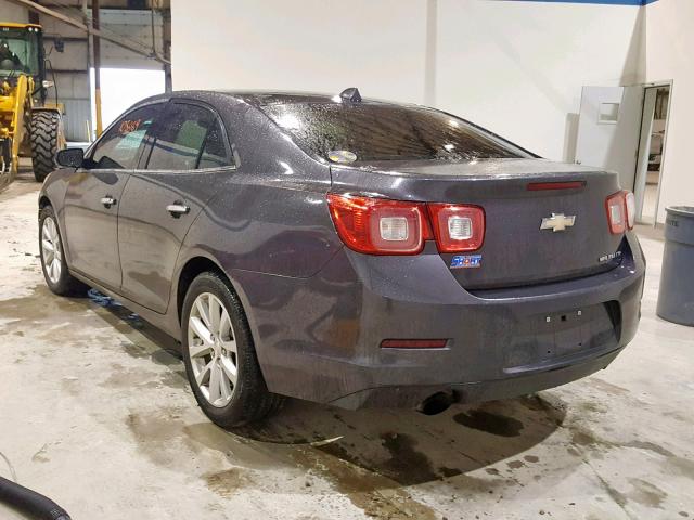 1G11H5SA7DF238813 - 2013 CHEVROLET MALIBU LTZ ნაცრისფერი ფოტო 3
