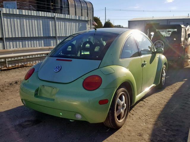 3VWBK21C92M412437 - 2002 VOLKSWAGEN NEW BEETLE GREEN photo 4