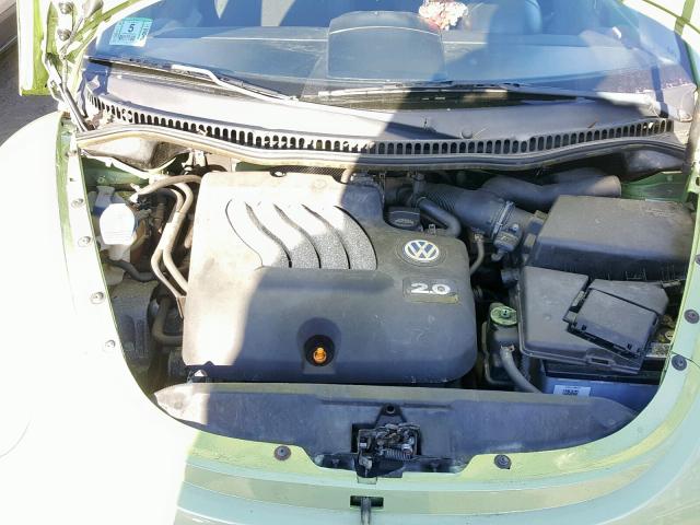 3VWBK21C92M412437 - 2002 VOLKSWAGEN NEW BEETLE GREEN photo 7