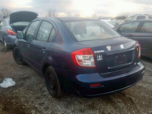 JS2YC5A29A6303953 - 2010 SUZUKI SX4 LE BLUE photo 3