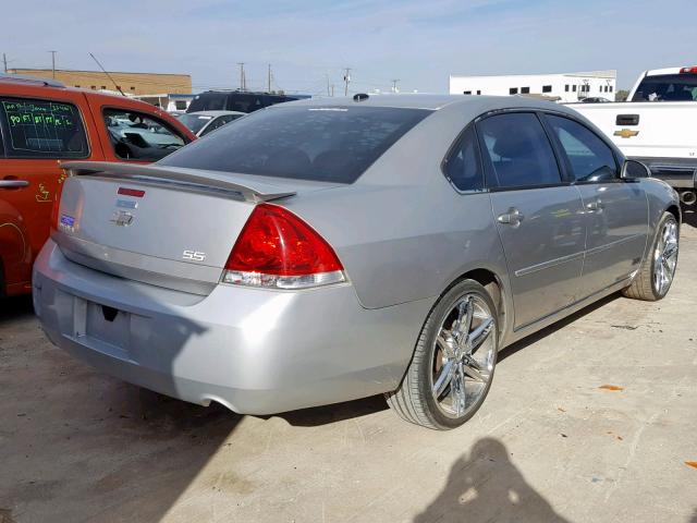 2G1WD58C269211850 - 2006 CHEVROLET IMPALA SUP Сұр фото 4