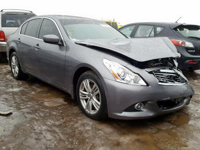 JN1CV6AR9DM752697 - 2013 INFINITI G37 GRAY photo 1