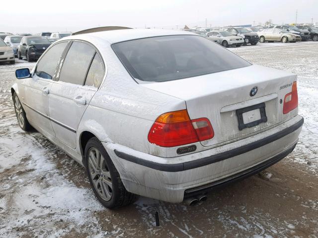 WBAAV53421JS94222 - 2001 BMW 330 I WHITE photo 3