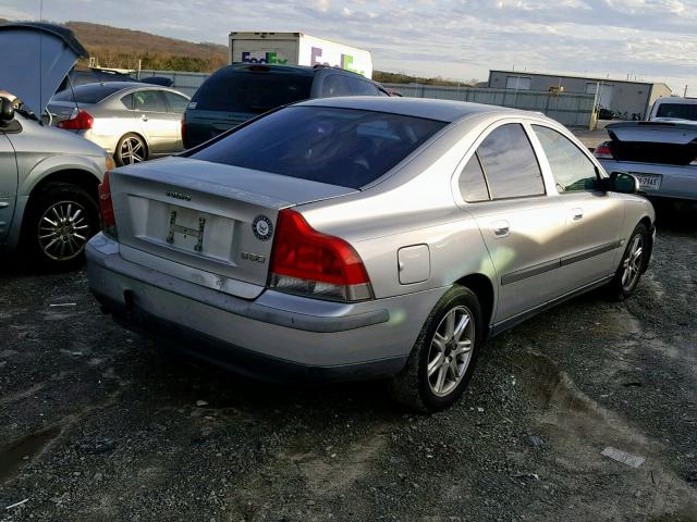 YV1RS61T432236280 - 2003 VOLVO S60 SILVER photo 4