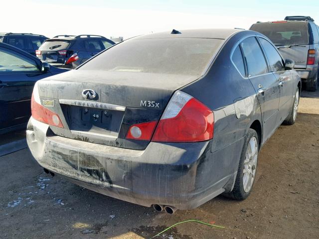 JNKAY01F37M456320 - 2007 INFINITI M35 BASE BLACK photo 4