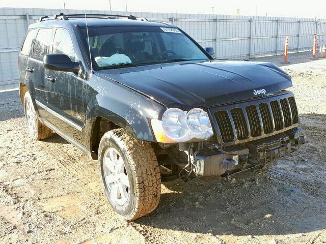 1J8GS48K88C168428 - 2008 JEEP GRAND CHER BLACK photo 1