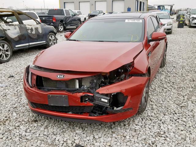 5XXGR4A68CG081914 - 2012 KIA OPTIMA SX BURGUNDY photo 9