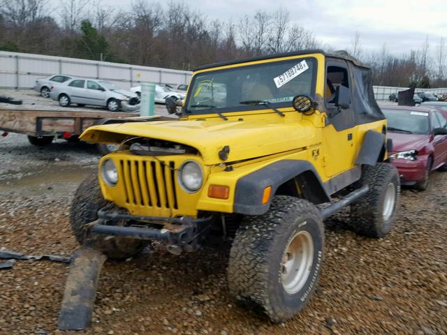 1J4FA39S52P738829 - 2002 JEEP WRANGLER / YELLOW photo 2