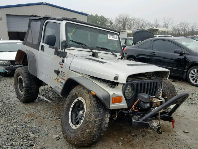 1J4FA39S94P763493 - 2004 JEEP WRANGLER X SILVER photo 1