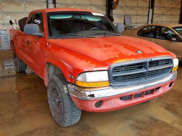 1B7GG22Y7XS259124 - 1999 DODGE DAKOTA RED photo 1