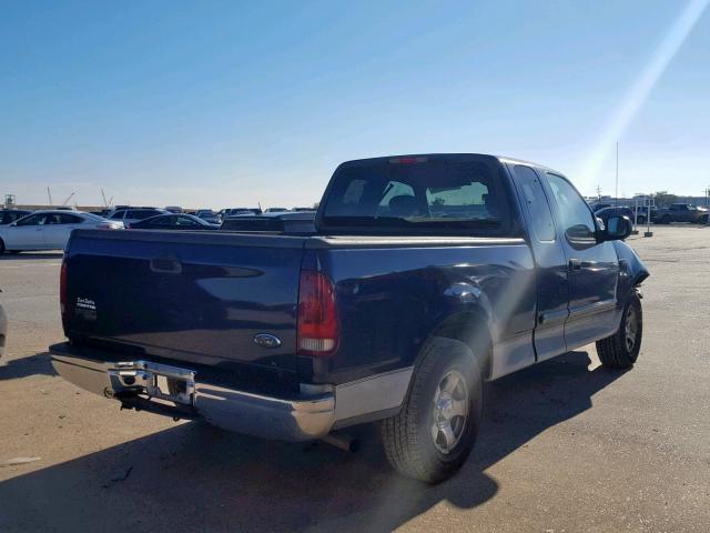 2FTRX172X4CA92071 - 2004 FORD F-150 HERI BLUE photo 4