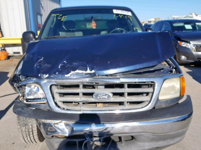 2FTRX172X4CA92071 - 2004 FORD F-150 HERI BLUE photo 7