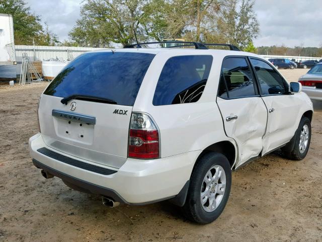 2HNYD18944H518768 - 2004 ACURA MDX TOURIN WHITE photo 4