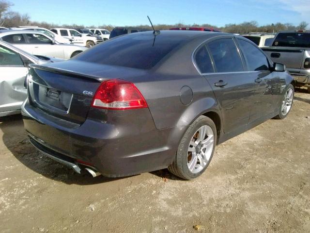 6G2ER57709L156456 - 2009 PONTIAC G8 CHARCOAL photo 4