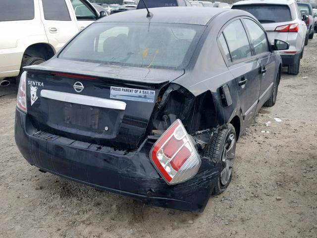 3N1AB6APXBL674534 - 2011 NISSAN SENTRA 2.0 BLACK photo 4