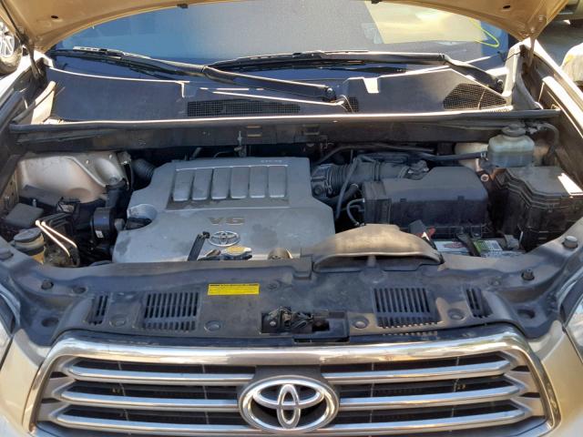 JTEDS43A282064866 - 2008 TOYOTA HIGHLANDER GOLD photo 7