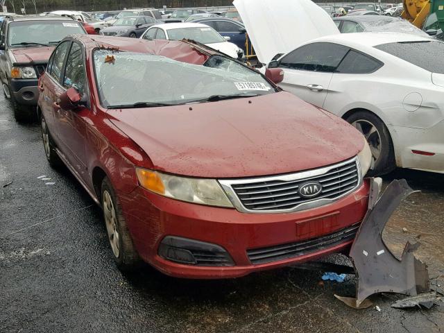 KNAGE228395326659 - 2009 KIA OPTIMA LX MAROON photo 1