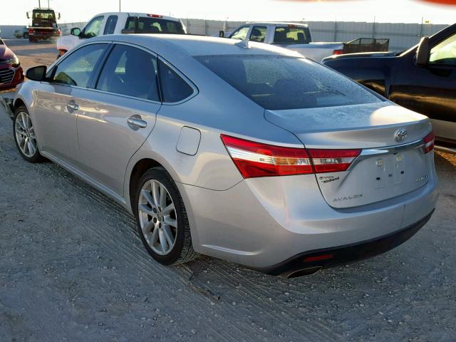 4T1BK1EB4DU041289 - 2013 TOYOTA AVALON BAS SILVER photo 3