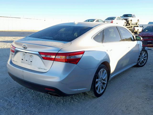 4T1BK1EB4DU041289 - 2013 TOYOTA AVALON BAS SILVER photo 4