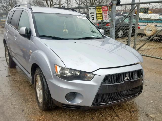 JA4AS2AW2AZ013997 - 2010 MITSUBISHI OUTLANDER SILVER photo 1