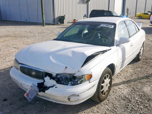 2G4WS52J0Y1309891 - 2000 BUICK CENTURY CU WHITE photo 2