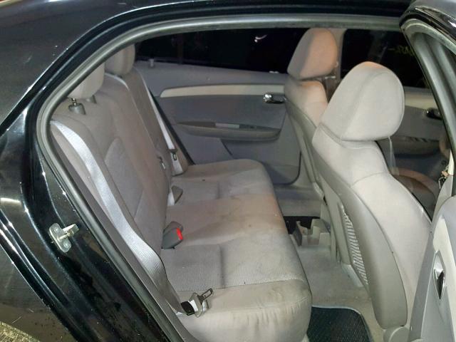 1G1ZB5E00CF148084 - 2012 CHEVROLET MALIBU LS შავი ფოტო 6