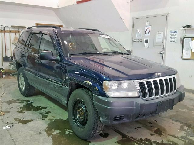 1J4GW48S42C295920 - 2002 JEEP GRAND CHER BLUE photo 1