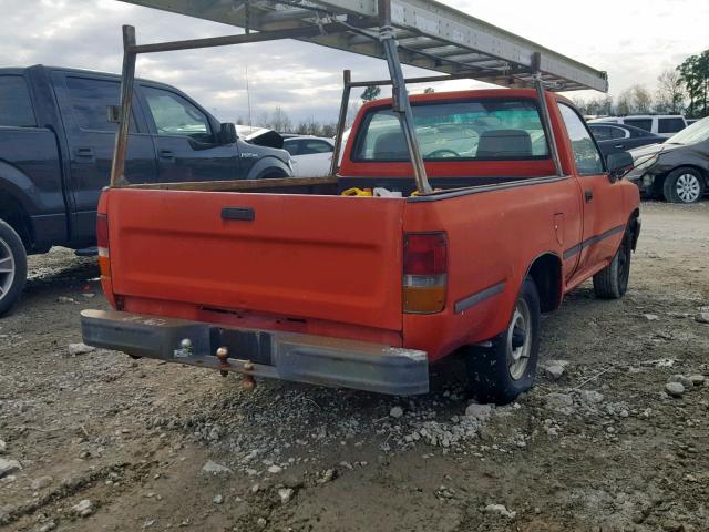 JT4RN81A9M5118409 - 1991 TOYOTA PICKUP 1/2 RED photo 4