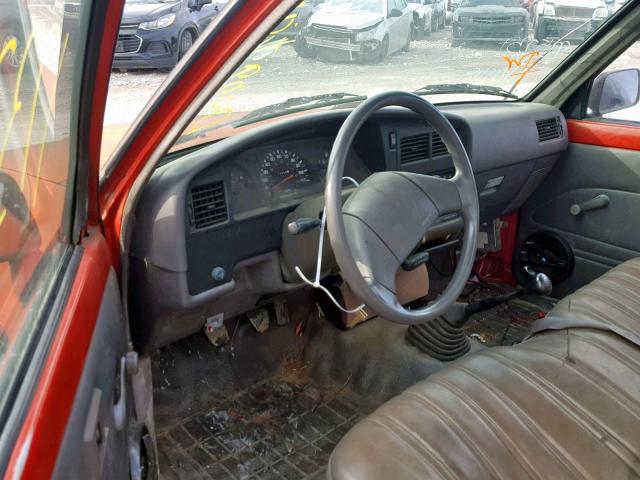 JT4RN81A9M5118409 - 1991 TOYOTA PICKUP 1/2 RED photo 9