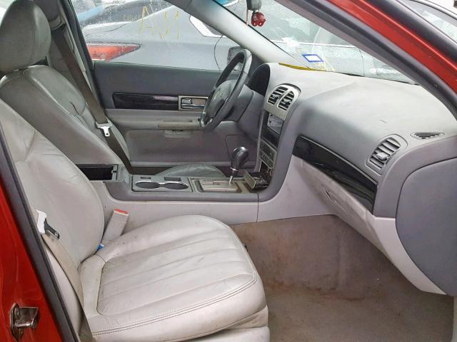 1LNHM86S35Y641615 - 2005 LINCOLN LS BURGUNDY photo 5