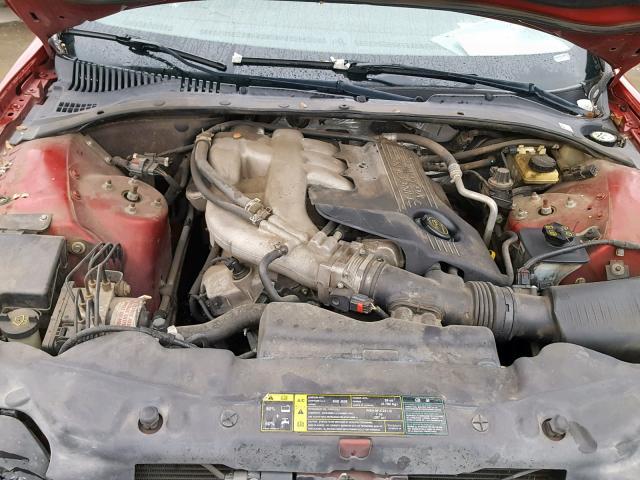 1LNHM86S35Y641615 - 2005 LINCOLN LS BURGUNDY photo 7