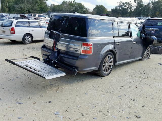 2FMGK5D81JBA00977 - 2018 FORD FLEX LIMIT GRAY photo 4