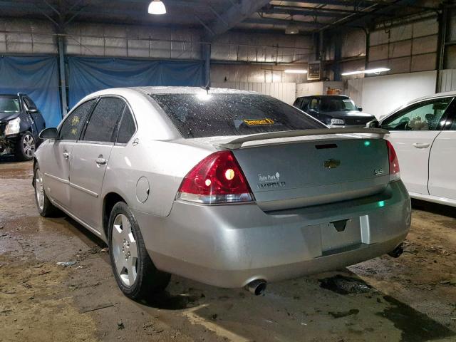 2G1WD58C569140532 - 2006 CHEVROLET IMPALA SUP 银色 照片 3