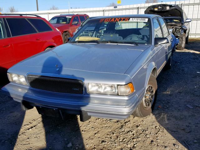 1G4AG55M2S6447384 - 1995 BUICK CENTURY SP BLUE photo 2