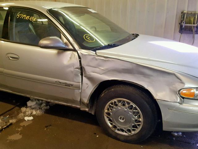 2G4WS52J9Y1359933 - 2000 BUICK CENTURY CU SILVER photo 9