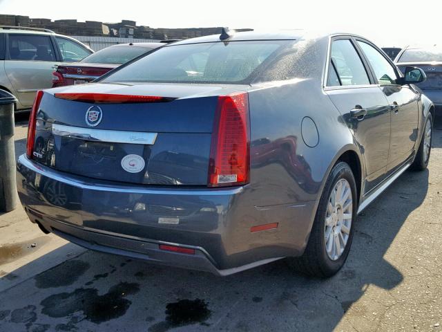 1G6DE5EY1B0112472 - 2011 CADILLAC CTS LUXURY TEAL photo 4