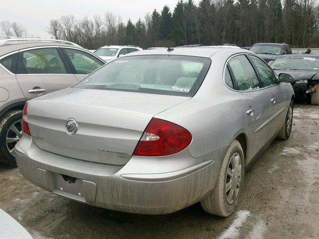 2G4WC582361224473 - 2006 BUICK LACROSSE C SILVER photo 4