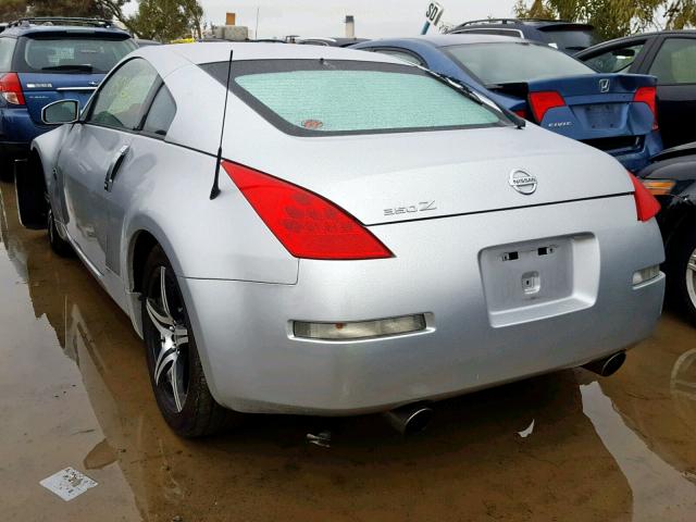 JN1AZ34D86M331275 - 2006 NISSAN 350Z COUPE SILVER photo 3