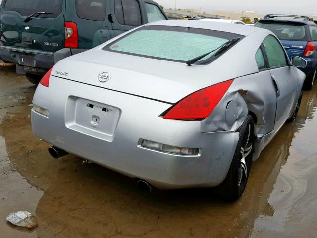 JN1AZ34D86M331275 - 2006 NISSAN 350Z COUPE SILVER photo 4