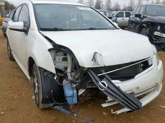 3N1AB6AP6CL673883 - 2012 NISSAN SENTRA 2.0 WHITE photo 1