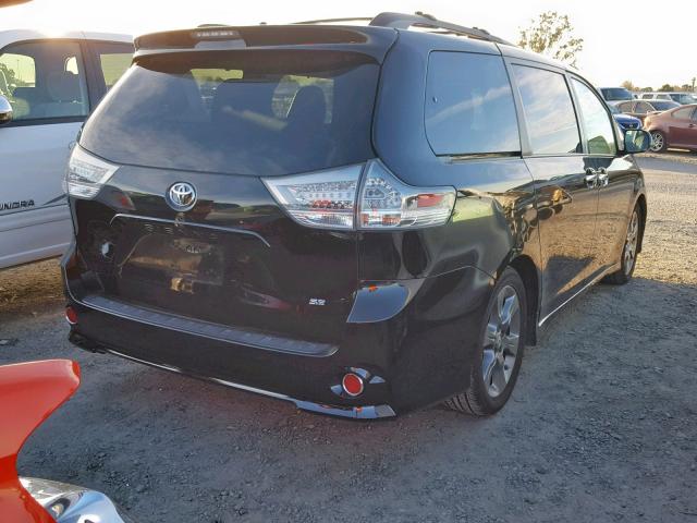 5TDXK3DC9DS340636 - 2013 TOYOTA SIENNA SPO BLACK photo 4