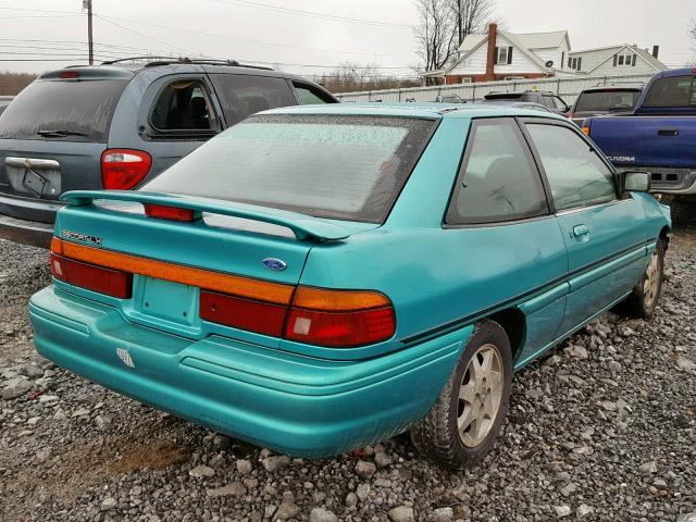 3FASP11JXTR127298 - 1996 FORD ESCORT LX GREEN photo 4