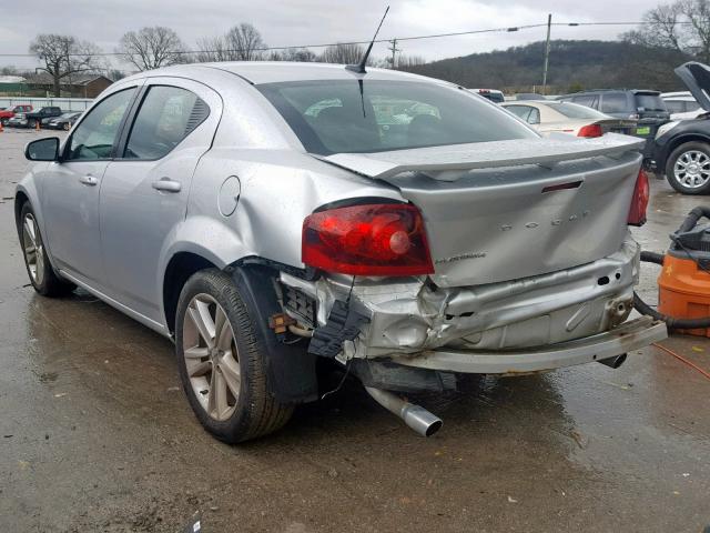 1B3BD1FG6BN512229 - 2011 DODGE AVENGER MA SILVER photo 3